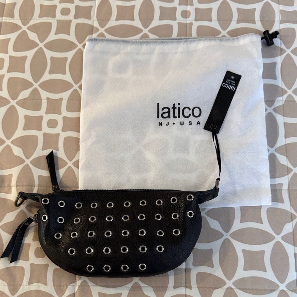 Latico Bond Black Leather Sling
